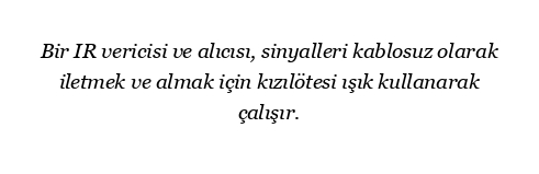 IR vericisi ve alıcısı nasıl çalışır?
