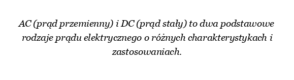 Jaka jest różnica między prądem AC i DC?