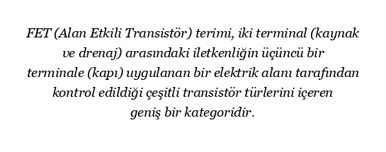 MOSFET ve FET arasındaki fark nedir?